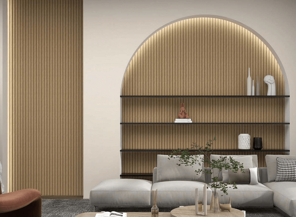 fluted wall